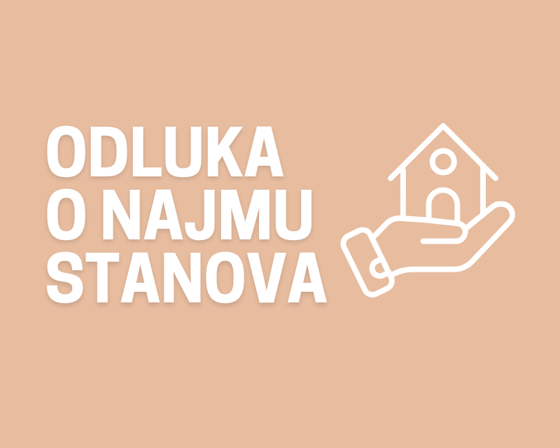 Odluka o najmu stanova